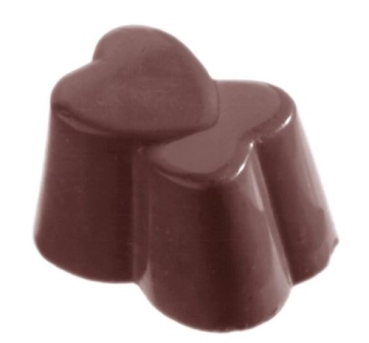 Mould "Double Hearts" 11g - 24pc